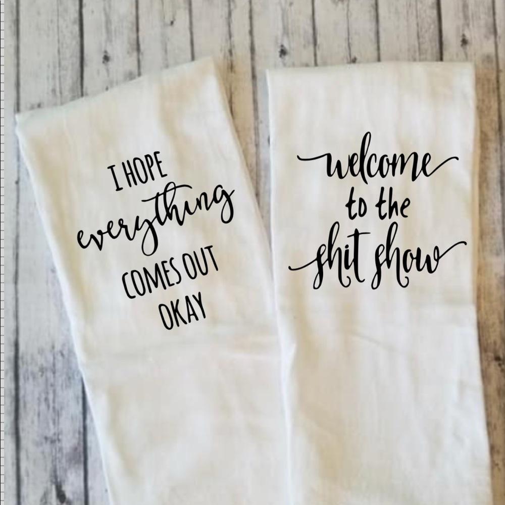 🚽 Funny Bathroom Hand Towels